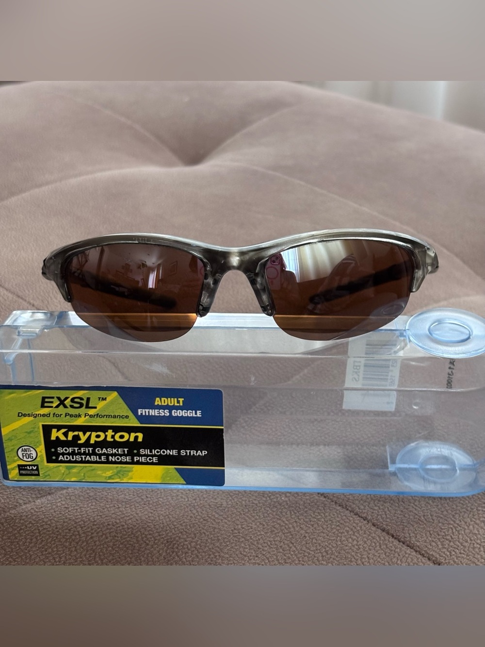 Like new EXSL Krypton fitness sporty athletic polarized sunglasses unisex